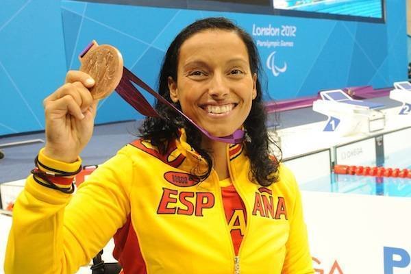Teresa Perales Medalla de bronce en los 100 metros braza